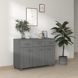 vidaXL Dressoir HAMAR 113x40x80 cm massief grenenhout honingbruin
