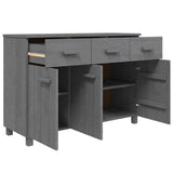 vidaXL Dressoir HAMAR 113x40x80 cm massief grenenhout honingbruin