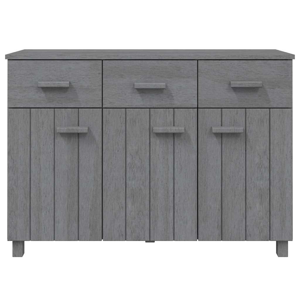 vidaXL Dressoir HAMAR 113x40x80 cm massief grenenhout honingbruin