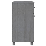 vidaXL Dressoir HAMAR 113x40x80 cm massief grenenhout honingbruin