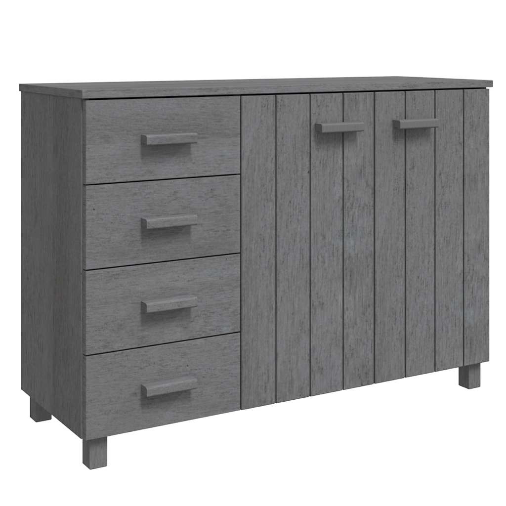 vidaXL Dressoir HAMAR 113x40x80 cm massief grenenhout honingbruin