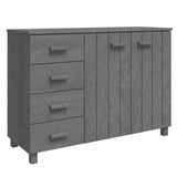 vidaXL Dressoir HAMAR 113x40x80 cm massief grenenhout honingbruin