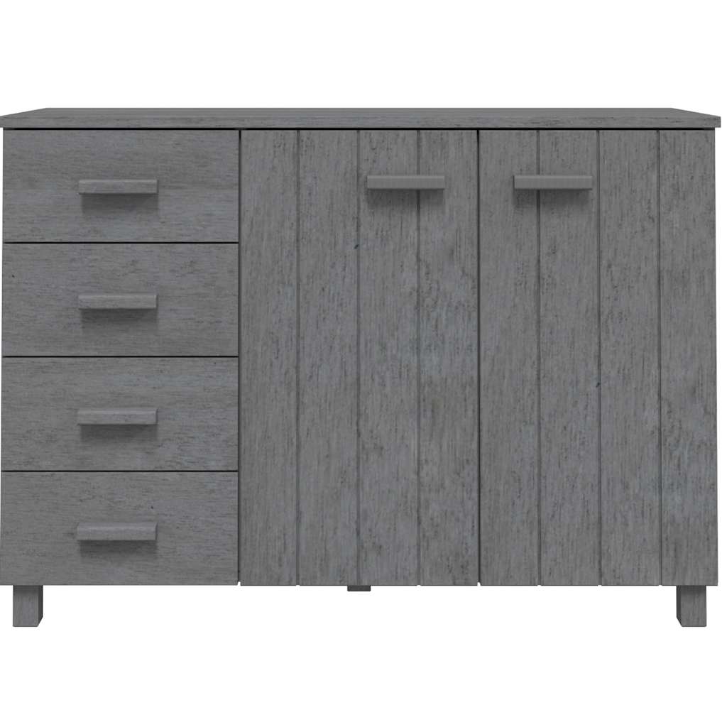 vidaXL Dressoir HAMAR 113x40x80 cm massief grenenhout honingbruin