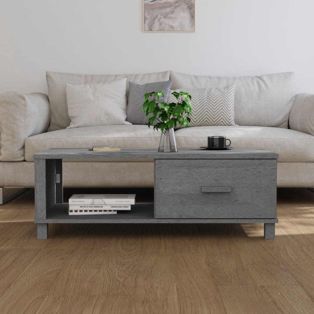 vidaXL Salontafel HAMAR 100x55x35 cm massief grenenhout honingbruin