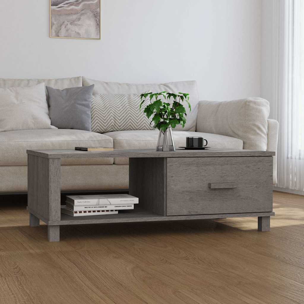 vidaXL Salontafel HAMAR 100x55x35 cm massief grenenhout honingbruin