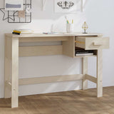 vidaXL Bureau HAMAR 110x40x75 cm massief grenenhout honingbruin