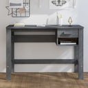 vidaXL Bureau HAMAR 110x40x75 cm massief grenenhout honingbruin