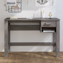 vidaXL Bureau HAMAR 110x40x75 cm massief grenenhout honingbruin
