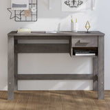 vidaXL Bureau HAMAR 110x40x75 cm massief grenenhout honingbruin