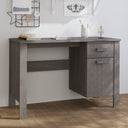 vidaXL Bureau HAMAR 113x50x75 cm massief grenenhout honingbruin