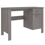 vidaXL Bureau HAMAR 113x50x75 cm massief grenenhout honingbruin