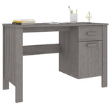 vidaXL Bureau HAMAR 113x50x75 cm massief grenenhout honingbruin