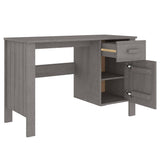 vidaXL Bureau HAMAR 113x50x75 cm massief grenenhout honingbruin