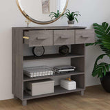 vidaXL Wandtafel HAMAR 90x35x90 cm massief grenenhout honingbruin