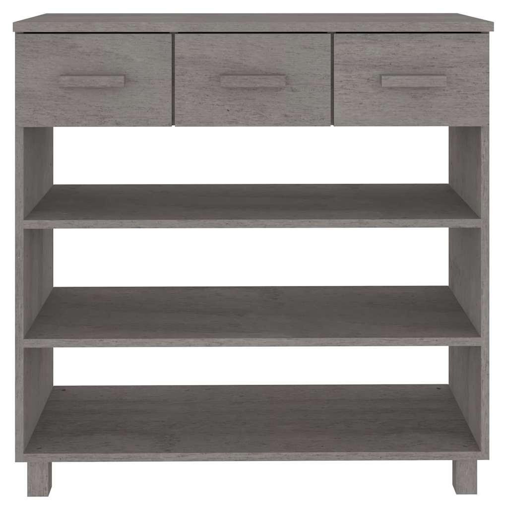 vidaXL Wandtafel HAMAR 90x35x90 cm massief grenenhout honingbruin