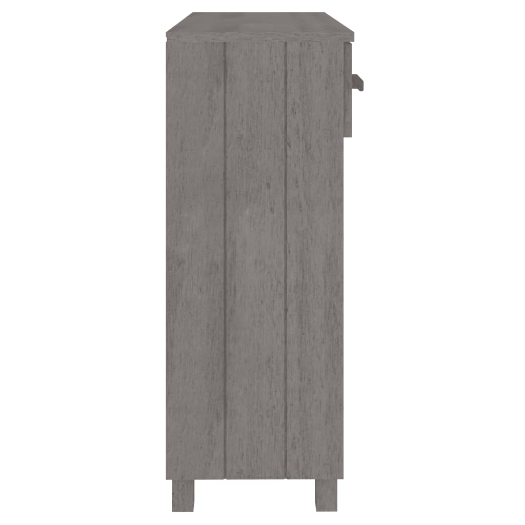 vidaXL Wandtafel HAMAR 90x35x90 cm massief grenenhout honingbruin