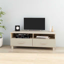 vidaXL TV Cabinet HAMAR 106x40x40 cm Solid Pine Honey Brown