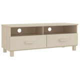 vidaXL TV Cabinet HAMAR 106x40x40 cm Solid Pine Honey Brown