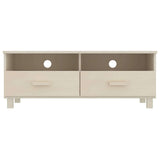 vidaXL TV Cabinet HAMAR 106x40x40 cm Solid Pine Honey Brown