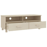 vidaXL TV Cabinet HAMAR 106x40x40 cm Solid Pine Honey Brown