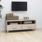 vidaXL TV Cabinet HAMAR 106x40x40 cm Solid Pine Honey Brown