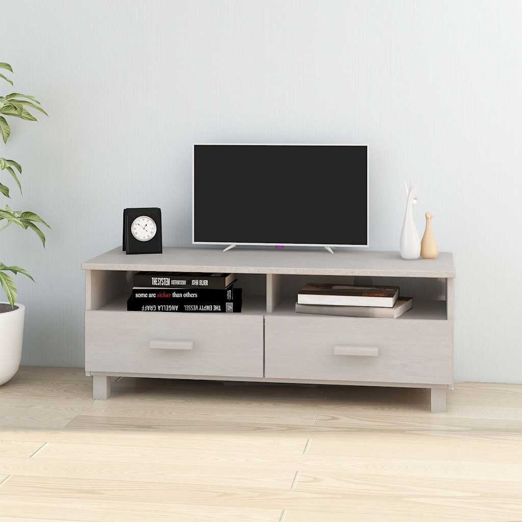 vidaXL TV Cabinet HAMAR 106x40x40 cm Solid Pine Honey Brown