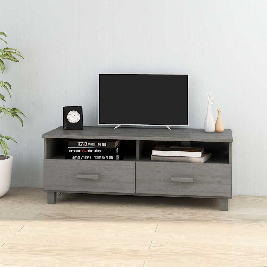 vidaXL TV Cabinet HAMAR 106x40x40 cm Solid Pine Honey Brown