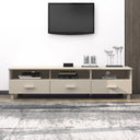 vidaXL TV Cabinet HAMAR 158x40x40 cm Solid Pine Honey Brown