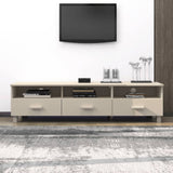 vidaXL TV Cabinet HAMAR 158x40x40 cm Solid Pine Honey Brown