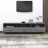 vidaXL TV Cabinet HAMAR 158x40x40 cm Solid Pine Honey Brown