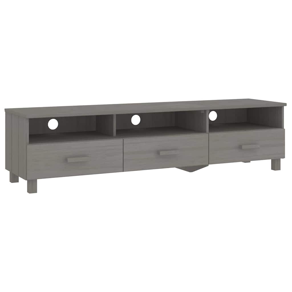 vidaXL TV Cabinet HAMAR 158x40x40 cm Solid Pine Honey Brown