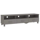vidaXL TV Cabinet HAMAR 158x40x40 cm Solid Pine Honey Brown