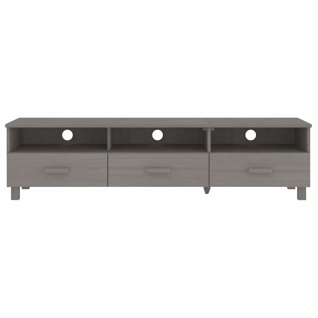 vidaXL TV Cabinet HAMAR 158x40x40 cm Solid Pine Honey Brown