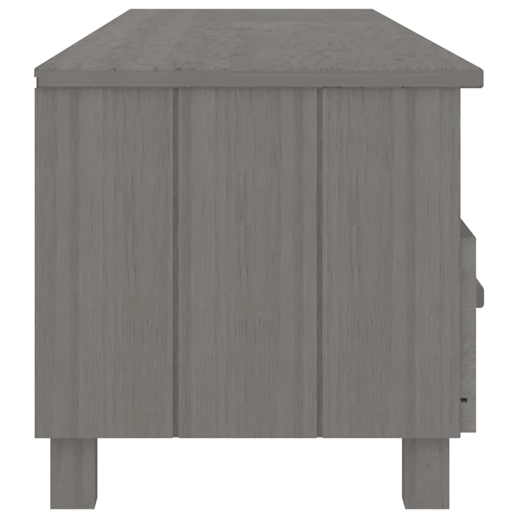 vidaXL TV Cabinet HAMAR 158x40x40 cm Solid Pine Honey Brown