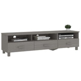 vidaXL TV Cabinet HAMAR 158x40x40 cm Solid Pine Honey Brown