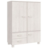 vidaXL Kledingkast HAMAR 99x45x137 cm massief grenenhout honingbruin