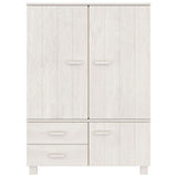 vidaXL Kledingkast HAMAR 99x45x137 cm massief grenenhout honingbruin