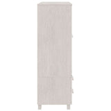 vidaXL Kledingkast HAMAR 99x45x137 cm massief grenenhout honingbruin