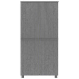 vidaXL Kledingkast HAMAR 89x50x180 cm massief grenenhout honingbruin