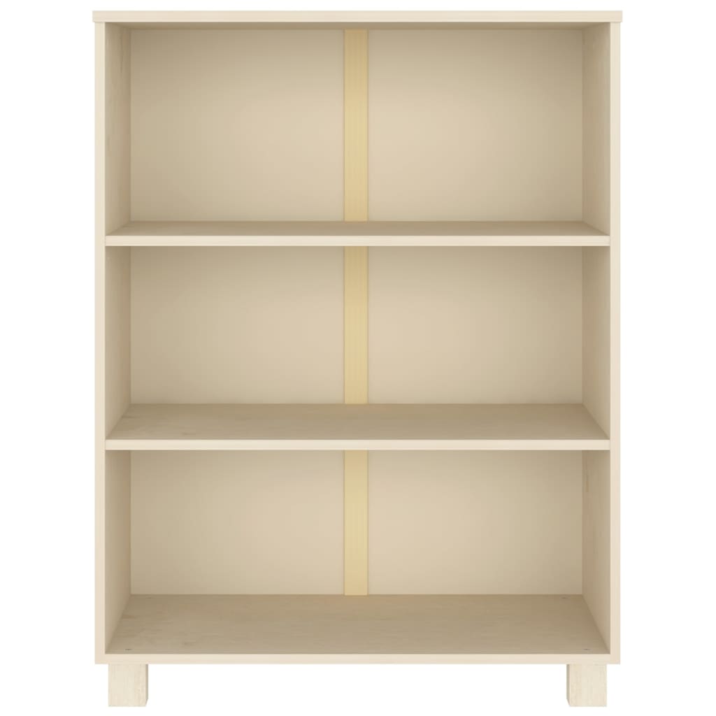 vidaXL Bookcase HAMAR 85x35x112 cm solid pine honey brown