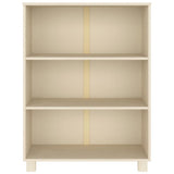 vidaXL Bookcase HAMAR 85x35x112 cm solid pine honey brown