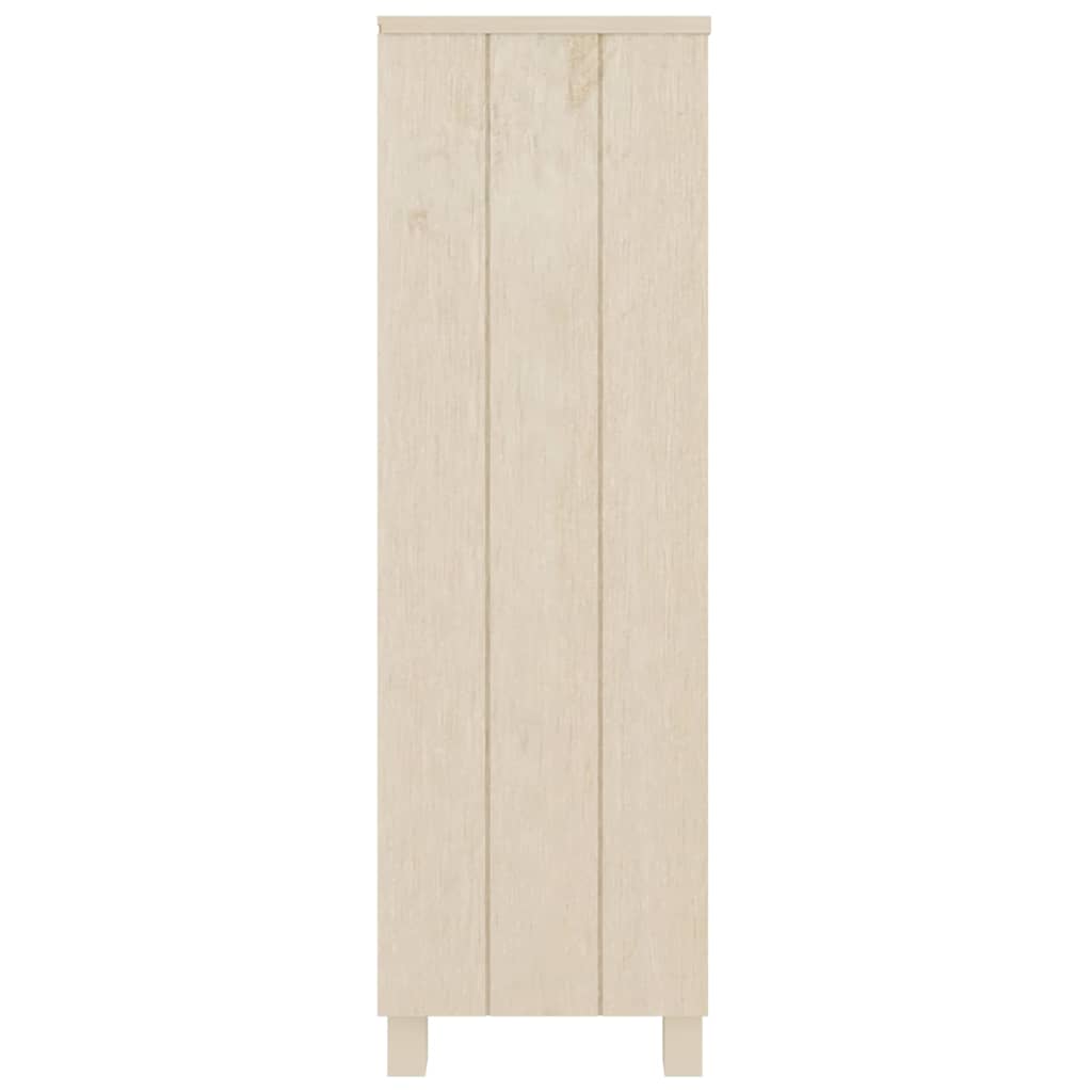 vidaXL Bookcase HAMAR 85x35x112 cm solid pine honey brown