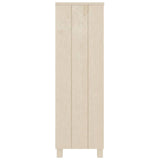 vidaXL Bookcase HAMAR 85x35x112 cm solid pine honey brown