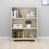 vidaXL Bookcase HAMAR 85x35x112 cm solid pine honey brown