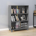 vidaXL Bookcase HAMAR 85x35x112 cm solid pine honey brown