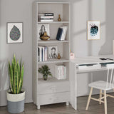 vidaXL Hoge kast HAMAR 60x35x180 cm massief grenenhout honingbruin
