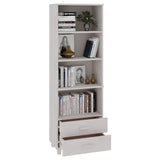 vidaXL Hoge kast HAMAR 60x35x180 cm massief grenenhout honingbruin