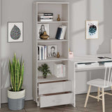 vidaXL Hoge kast HAMAR 60x35x180 cm massief grenenhout honingbruin