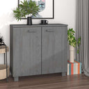 vidaXL Dressoir HAMAR 85x35x80 cm massief grenenhout honingbruin