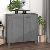 vidaXL Dressoir HAMAR 85x35x80 cm massief grenenhout honingbruin